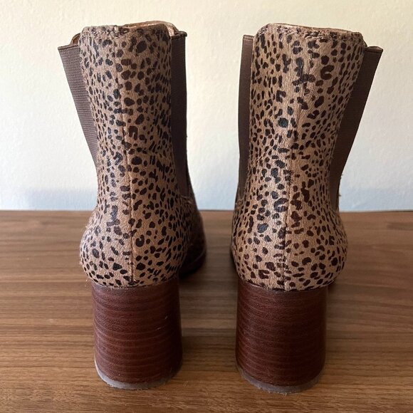 Madewell The Laura Chelsea Boot in Spotted Calf Hair Size 8 - Picture 6 of 7